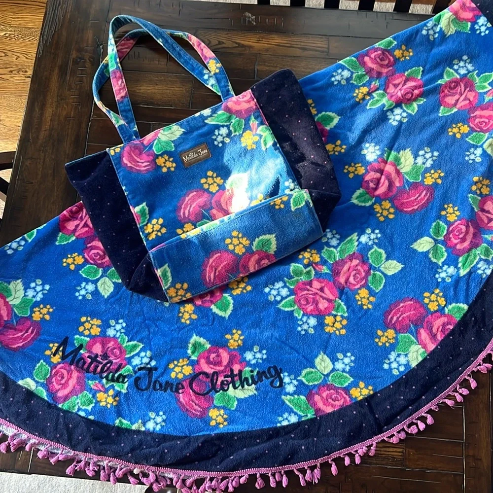 Matilda Jane beach blanket and beach bag - Picture 1 of 5